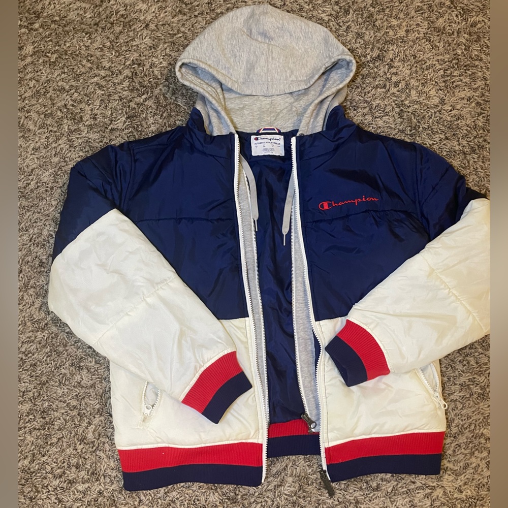 Champion 90s Hooded Puffer Jacket